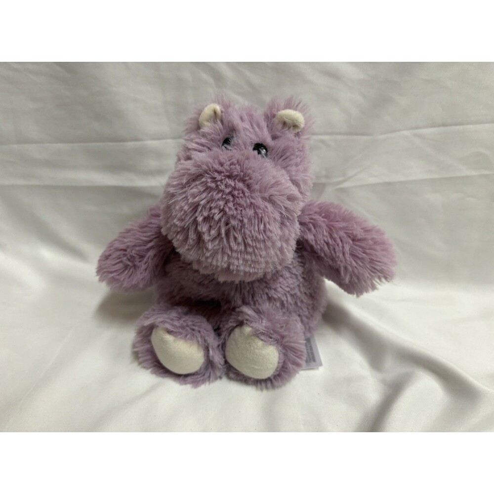 Warmies Microwavable Plush Lavender Hippo 7" Scented Cozy Heat Pack